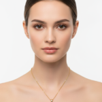 Elegant Dual Diamond Pendant Necklace