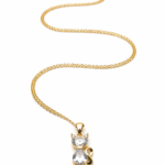 Elegant Swan Crystal Pendant Necklace