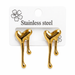 Elegant Glossy Statement Ear Tops