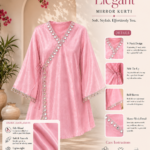 Elegant Silk Blend Mirror Kurti for Women