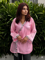 Elegant Silk Blend Mirror Kurti for Women - Image 2