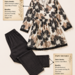 Women Floral Printed Kurti with Farshi Salwar Set